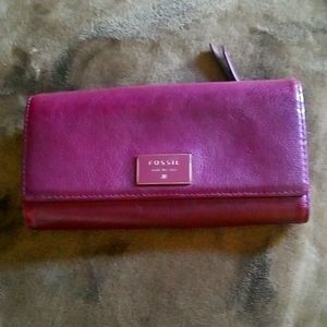 Fossil leather wallet